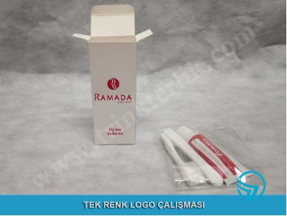 Otel Diş Seti - Klipsli Fırça - Logolu